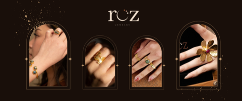 08 Stunning Gold-Plated Wedding Rings to Celebrate Your Union - Rozstore