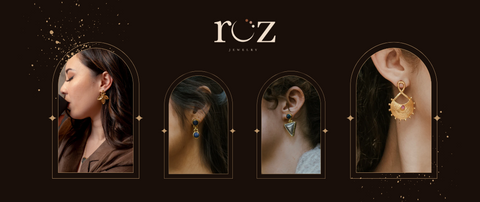 Gold Plated Stud Earrings