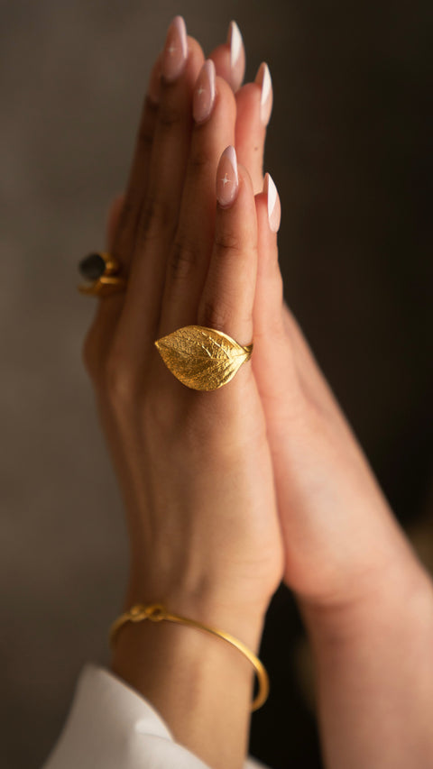 Gold plated rings for women